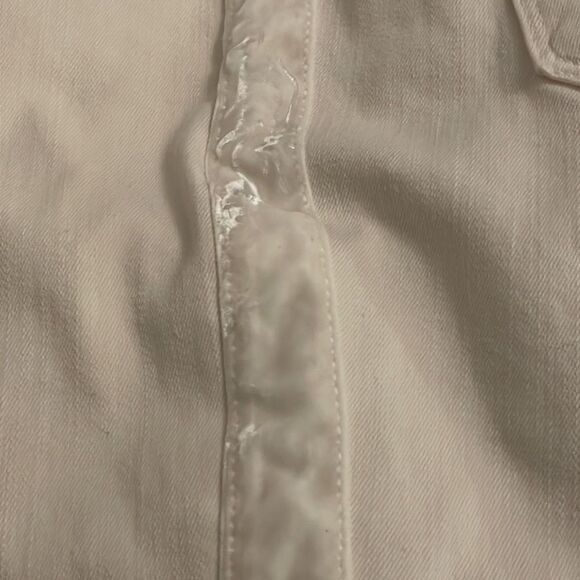 L'Agence Margot Jeans Womens 27 Vintage White High Rise Skinny Velvet Stripe - Picture 3 of 14